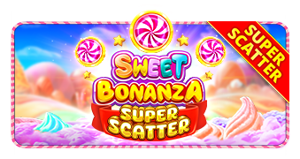 Sweet Bonanza Super Scatter — official Pragmatic Play artwork
